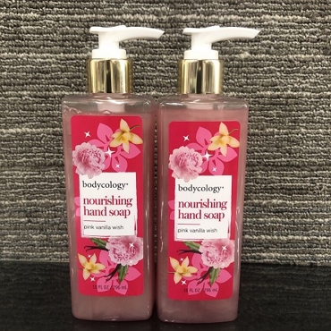 2x Bodycology Pink Vanilla Wish Hand Soap, 10 oz